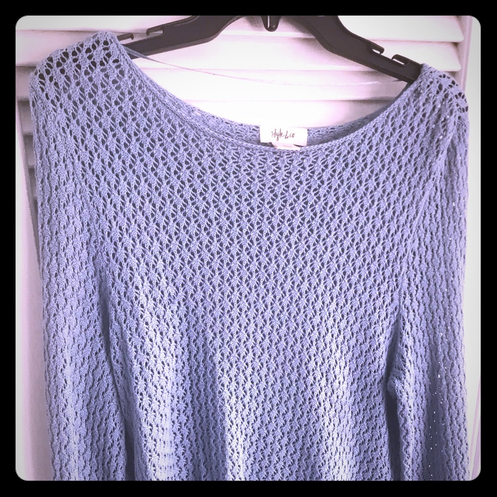 Baby blue sweater